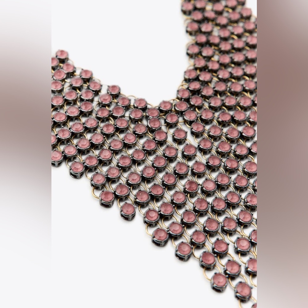 NWT Zara Jewel Cascade Necklace - Picture 4 of 8